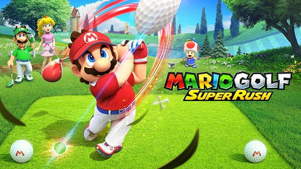 Speed your way to victory in Mario Golf: Super Rush, courtesy of Nintendo.