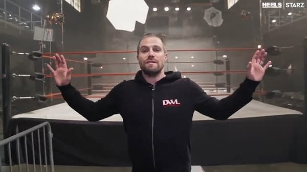 Heels BTS Preview: CM Punk Appreciates Stephen Amell's Crimson Mask