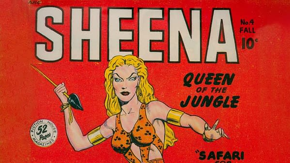 Sheena, Queen of the Jungle #4, Fiction House 1948.