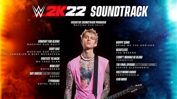WWE 2K22 Partners With Machine Gun Kelly For Soundtrack