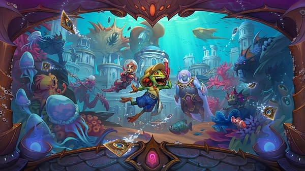 Promo art for Hearthstone: Voyage To The Sunken City, courtesy of Blizzard Entertainment.