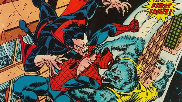 Giant-Size Super-Heroes #1 (Marvel, 1974) featuring Spider-Man, Morbius and Man-Wolf.