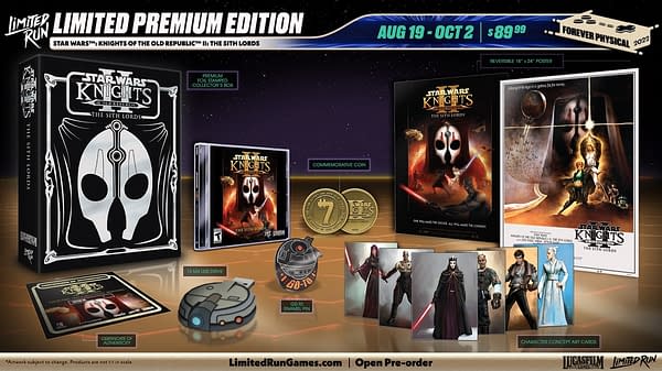 Star Wars: Knights Of The Old Republic 2 Gets Special Editions