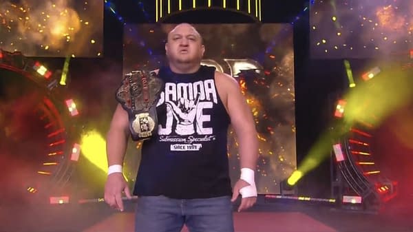 Samoa Joe returned at AEW All Out to save FTR and Wardlow after they beat Jay Lethal and the Motor City Machine Guns in a six-man tag match.