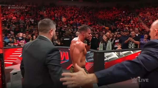 Austin Theory snaps on WWE Raw