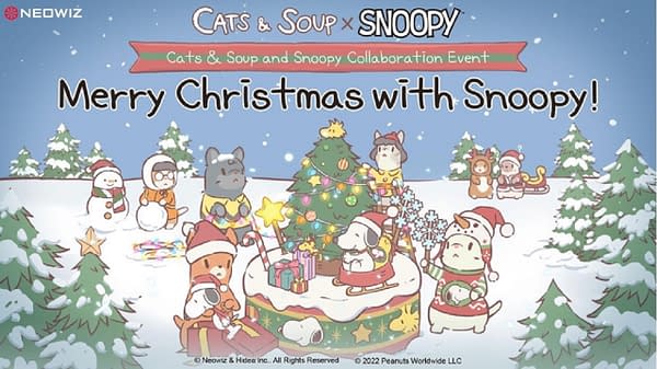 Snoopy Comes To Cats & Soup For Special Holiday Event