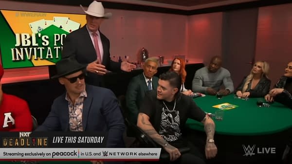 JBL hosts a poker tournament on WWE Raw