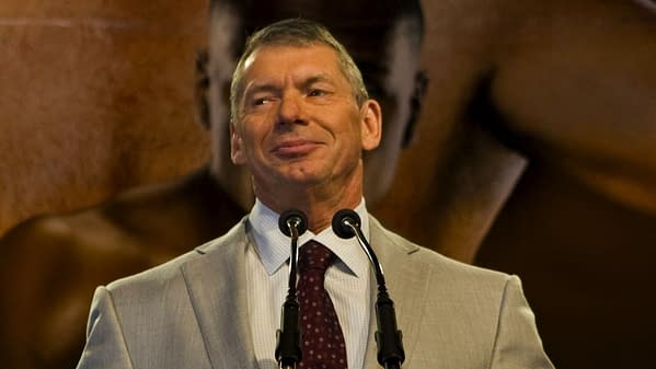 WWE chairman Vince McMahon at the Wrestlemania Press Conference in New York's Hard Rock Cafe on March 26, 2008. Photo by George Koroneos / Shutterstock.com