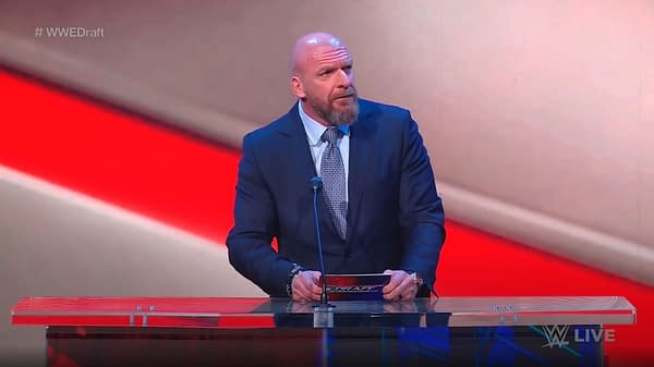 Triple H kicks off Night 2 of the WWE Draft on WWE Raw