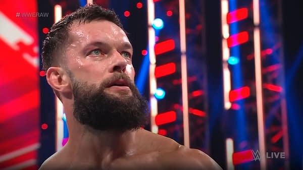 Finn Balor, member of the Judgment Day, appears on WWE Raw