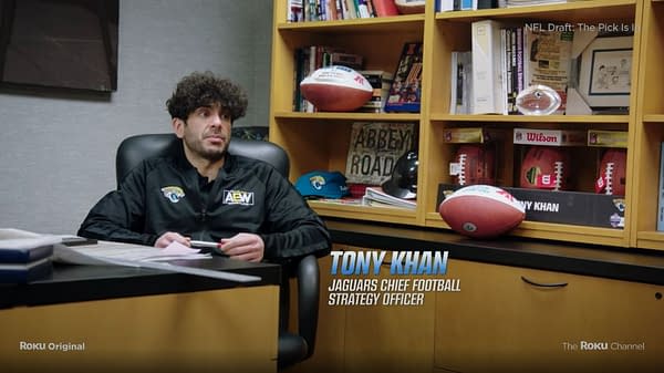 Tony Khan appears in the trailer for NFL Draft: The Pick is In
