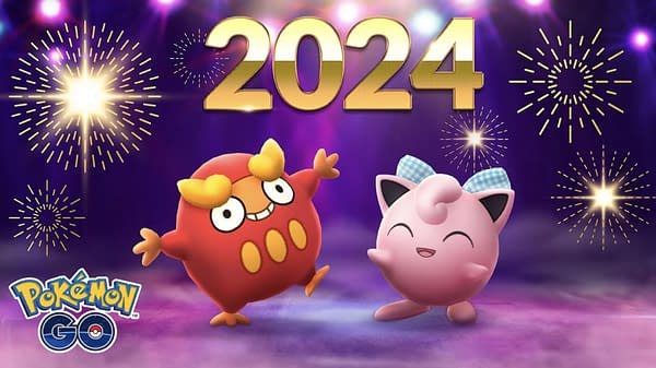 New Year's 2024 event graphic in Pokémon GO. Credit: Niantic