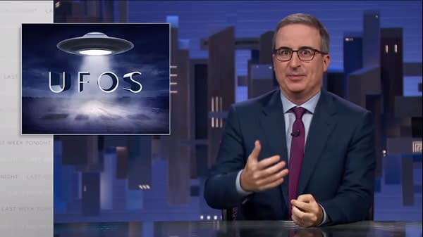 Last Week Tonight: John Oliver Tackles Government's Handling of UFOs