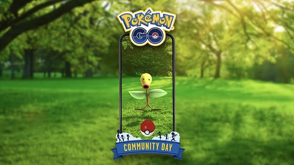 Bellsprout Community Day graphic in Pokémon GO. Credit: Niantic