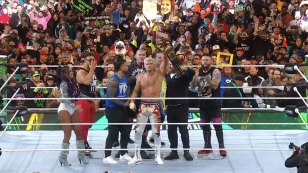 Cody Rhodes celebrates finally finishing the story at WrestleMania XL. What will happen on WWE Raw tonight to top that?!