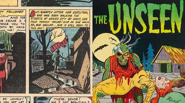 The Unseen #9 (Standard, 1953) featuring La Llorona.