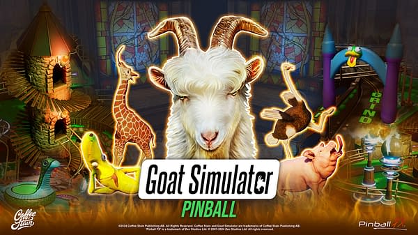 Goat Simulator WIll Arrive In Pinball FX With Its Own Table