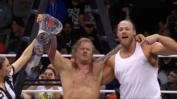 Chris Jericho and Big Bill celebrate on AEW Dynamite