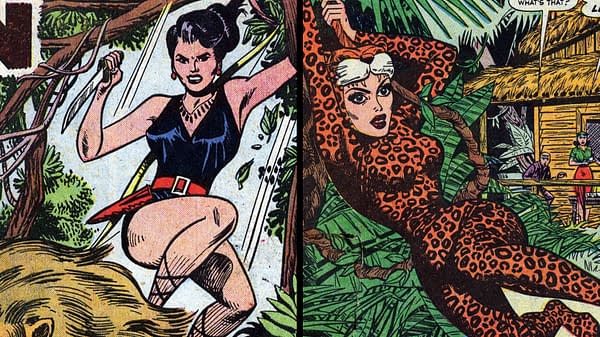 Jungle Tales #1 featuring Jann of the Jungle, Jungle Action #1 featuring Leopard Girl (Marvel, 1954).