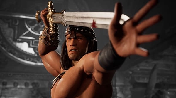 Mortal Kombat 1: Khaos Reigns Reveals Conan The Barbarian Gameplay