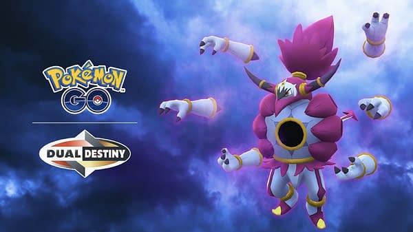 Hoopa Unbound in Pokémon GO. Credit: Niantic