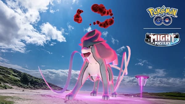 Dynamax Suicune in Pokémon GO. Credit: Niantic