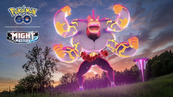 Gigantamax Machamp in Pokémon GO. Credit: Niantic