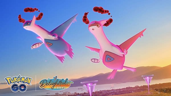 Dynamax Latias & Latios in Pokémon GO. Credit: Niantic