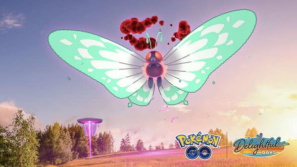 Gigantamax Butterfly in Pokémon GO. Credit: Niantic