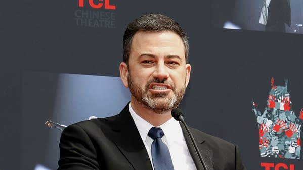 Jimmy Kimmel at Lionel Richie Hand And Footprint Ceremony held at the TCL Chinese Theatre in Hollywood, USA on March 7, 2018.