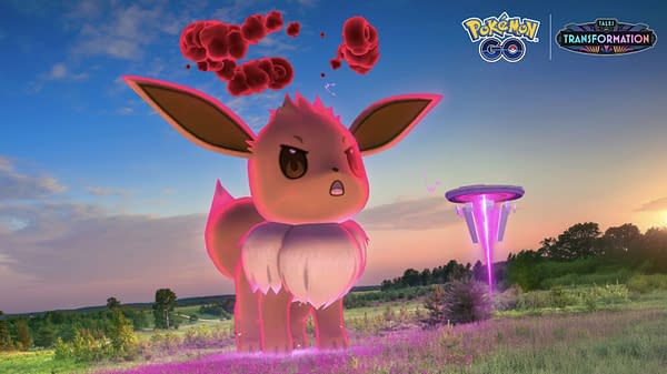 Dynamax Eevee in Pokémon GO. Credit: Niantic