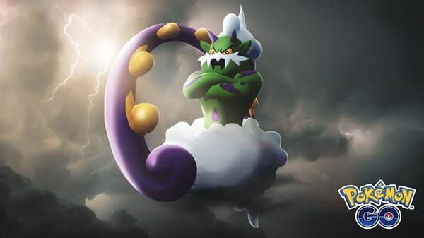 Tornadus in Pokémon GO. Credit: Niantic Tornadus in Pokémon GO. Credit: Niantic