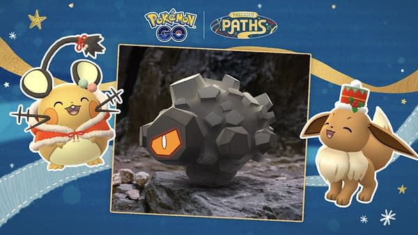 Winter Holiday Part 2 graphic in Pokémon GO. Credit: Niantic Winter Holiday Part 2 graphic in Pokémon GO. Credit: Niantic