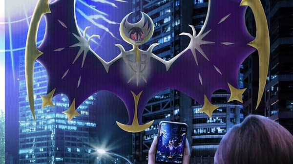 Lunala in Pokémon GO. Credit: Niantic Lunala in Pokémon GO. Credit: Niantic