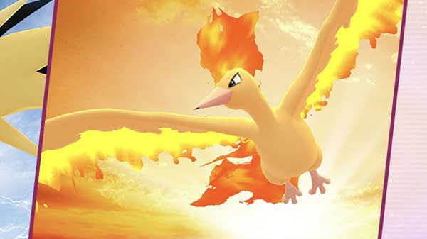 Moltres in Pokémon GO. Credit: Niantic Moltres in Pokémon GO. Credit: Niantic