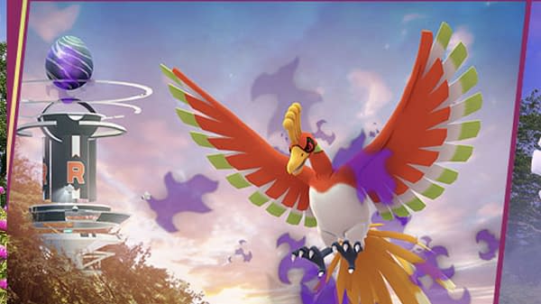 Shadow Ho-Oh in Pokémon GO. Credit: Niantic Shadow Ho-Oh in Pokémon GO. Credit: Niantic