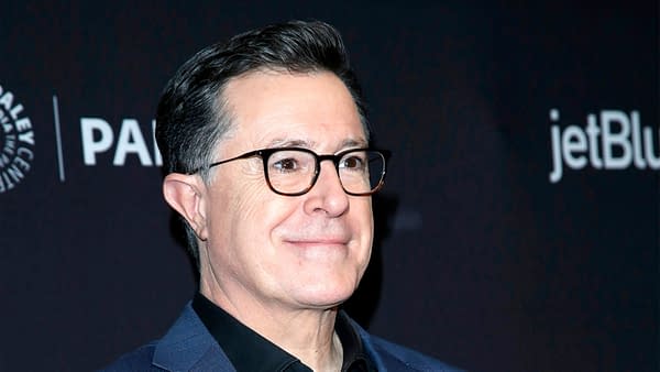 Stephen Colbert at the PaleyFest - "An Evening With Stephen Colbert" Event at the Dolby Theater on March 16, 2019 in Los Angeles, CA, photo credit: Kathy Hutchins / Shutterstock.com.