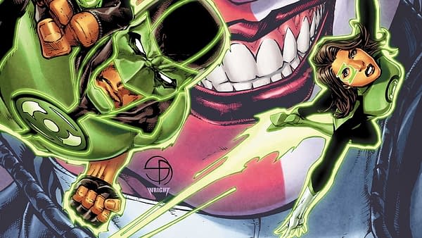 Green Lanterns #38 cover by: Shane Davis and Jason Wright