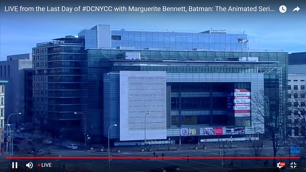 DC Comics Starts Live-Streaming From Washington DC a Little Early