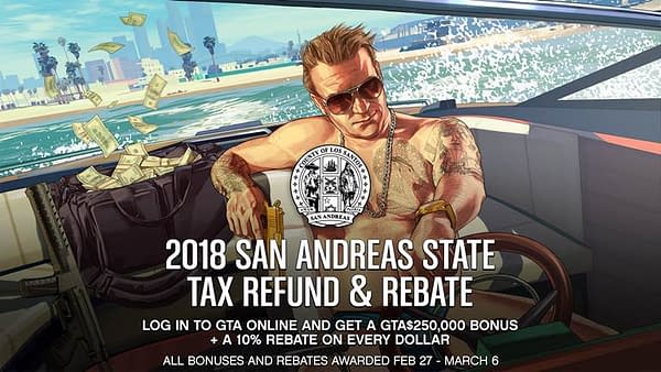 Tax Rebate Season has Come to Grand Theft Auto Online