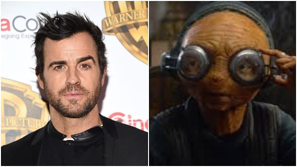 Star Wars: Justin Theroux Confirms the Master Codebreaker's Romance with Maz Kanata