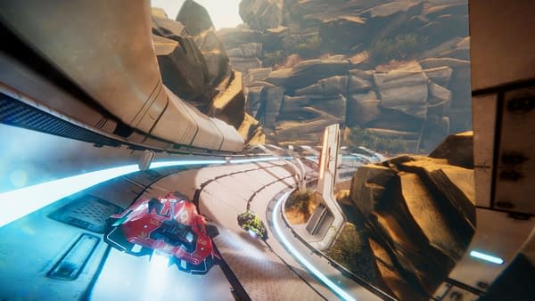 Gorgeous SciFi Racer Antigraviator Does Not Have a Speed Limit