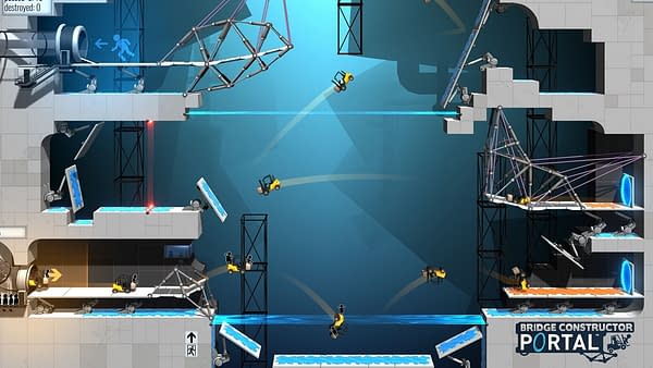 Portal Over Troubled Waters: We Review Bridge Constructor Portal