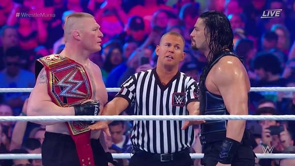 So&#8230; Roman Reigns vs. Brock Lesnar at WrestleMania 35?