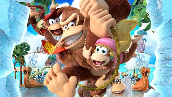 New Donkey Kong Country: Tropical Freeze Trailers Feature Dixie and Diddy Kong