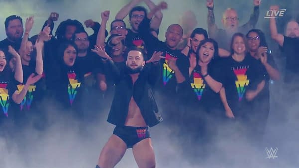 Finn Balor Flanked by New Orleans LGBTQ Community in WrestleMania Entrance