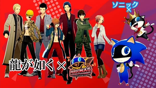 The Persona Dancing Games are Getting Yakuza, Sonic, and Virtua Fighter Costumes
