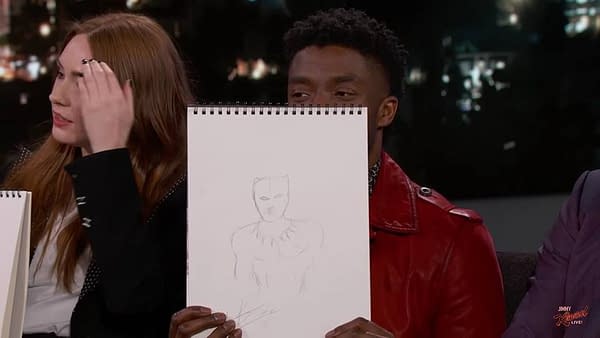 'Avengers: Infinity War' Cast Draws Their Characters On Jimmy Kimmel Live