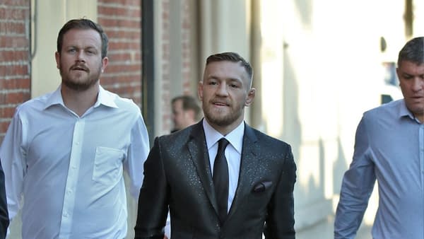 Mixed martial arts fighter Conor McGregor is in Hollywood for an appearance on Jimmy Kimmel Live! December 2, 2015 -- HOLLYWOOD - DECEMBER 2, 2015