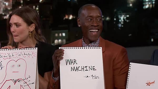 'Avengers: Infinity War' Cast Draws Their Characters On Jimmy Kimmel Live